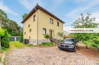 Einfamilienhaus kaufen in 15732 Eichwalde, IMMOBERLIN.DE - Exzellente Architektur mit separater Einliegerwohnung, Doppelgarage & Sonnengarten