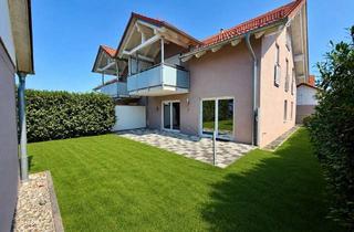 Wohnung kaufen in Berghamstrasse, 84561 Mehring, BARRIEREFREIE 3-ZIM.-GARTENWOHNUNG – SONNIGER GARTEN – ÜBERDACHTE TERRASSE – GARAGE & STELLPLATZ