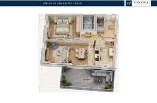 Penthouse mieten in 33330 Gütersloh, Modernes Penthousegefühl - 2-Zimmer-Wohnung mit Aufzug und Dachterrasse
