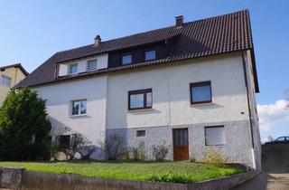 Doppelhaushälfte kaufen in Ehrenbergstraße 17, 74906 Bad Rappenau, Doppelhaushälfte angrenzend an Grünzone mit Doppelgarage in Bad Rappenau-Zimmerhof