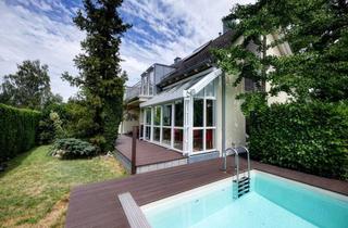 Doppelhaushälfte kaufen in 82194 Gröbenzell, Doppelhaushälfte mit 5 Zimmern, 2 Bädern, Pool und Wintergarten in bevorzugter Lage
