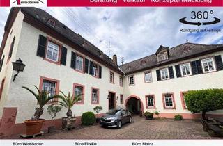 Einfamilienhaus kaufen in 65347 Eltville, Eltville-Hattenheim: Einzigartiges Anwesen mit großem Wohnhaus, kl. Einfamilienhaus, Nebengebä