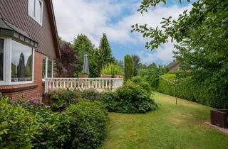 Reihenhaus kaufen in 25335 Elmshorn, Endreihenhaus mit Traumgarten, Terrasse, Homeoffice-Etage & Stellplatz auf ca. 505 m² Grundstück