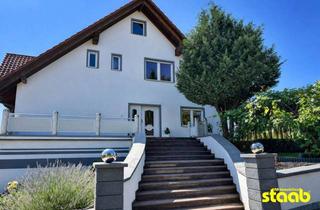 Einfamilienhaus kaufen in 63825 Schöllkrippen, Einfamilienhaus mit Einliegerwohnung, Garage & traumhaftem Garten