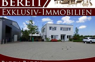 Gewerbeimmobilie kaufen in 76532 Haueneberstein, Modernes Bürogebäude mit Halle auf einem großflächigen Grundstück