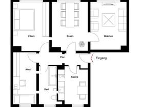 Wohnung mieten in Straße Der Jugend, 18445 Altenpleen, 4-Zimmer-Wohnung in Altenpleen - ideal für Familien oder Paare