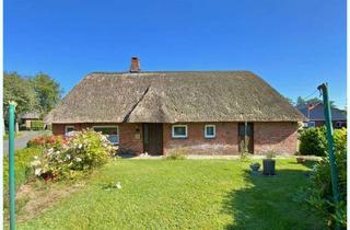 Haus kaufen in 25873 Rantrum, Husum 10 Autominuten: Reetdachkate mit Potential mit Südgarten u Gar. in schöner ruhiger Dorflage !