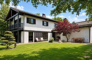 Haus mieten in 82131 Gauting, Exklusives Einfamilienhaus mit großem Garten & Saunahaus - direkt am Waldrand