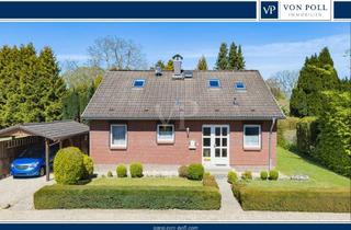Einfamilienhaus kaufen in 25474 Hasloh, Wohnen im Bungalowstil – mehr Raum als die Wohnfläche vermuten lässt
