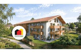 Wohnung kaufen in 83123 Amerang, Abendsonne pur: 2-Zimmer-Neubau mit Westterrasse und Privatgarten, KfW-40 & doppelter Abschreibung