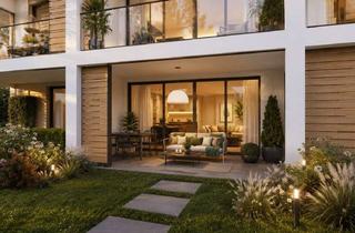 Wohnung kaufen in 10829 Schöneberg, STEGLITZ: WOHNEN im GRÜNEN: ERSTBEZUG im LUXUS Neubau: QNG und KFW: 3-Zi-Whg mit RIESEN SÜD Terrasse