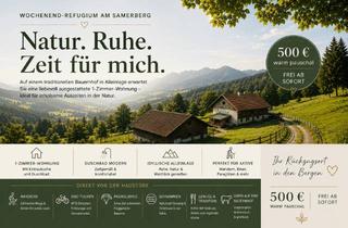 Wohnung mieten in 83122 Samerberg, Dein Mountain-Retreat: Wochenend-Refugium auf dem Samerberg – Rückzugsort zwischen Bergen und Almen