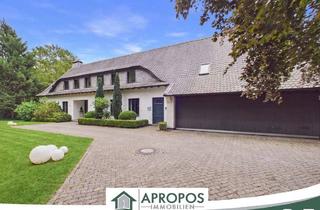 Villa kaufen in 47800 Bockum, Landhausvilla der Extraklasse - Mit Einliegerwohnung und Pool in Bestlage vom Stadtwald