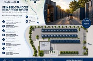 Gewerbeimmobilie mieten in 15749 Mittenwalde, Storage Hub Mittenwalde: Self-Storage für private und gewerbliche Nutzern