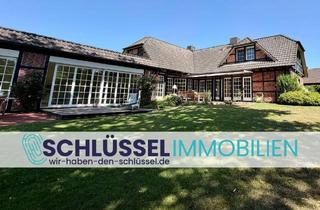 Haus kaufen in 26209 Hatten, mein HAUS - mein GARTEN - mein POOL | Außergewöhnliches Fachwerkanwesen in Sandkrug