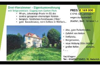 Wohnung kaufen in 77709 Wolfach, Wolfach - 3 -4 Zimmer Wohnung mit Zugang zum Garten Stadtmitte Wolfach