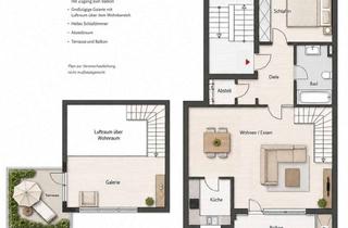 Wohnung kaufen in 53125 Brüser Berg, ⭐ Preis reduziert – Maisonette mit Galerie, Südwest-Balkon und Dachterrasse, TG Brüser Berg