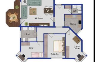 Wohnung mieten in 61350 Bad Homburg, 4-Zimmer-Wohnung mit Balkon, Stellplatz und Gäste-WC in ruhiger Lage von Bad Homburg-Kirdorf