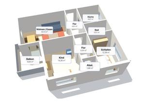 Wohnung mieten in Wildemannschlucht 45, 34346 Hann. Münden, Einziehen, wohlfühlen und langfristig zuhause sein - frisch renovierte 3-Zimmer-Wohnung in Hann. Mün