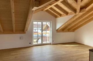 Wohnung mieten in 83109 Großkarolinenfeld, Neubau: 2 Zi.-DG-Wohnung mit 2 Balkonen u. 2 Gauben