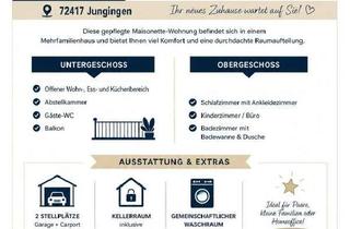 Wohnung mieten in Hochmeisterstraße 9/1, 72417 Jungingen, Alltagstaugliche 3-Zimmer-Wohnung in Jungingen