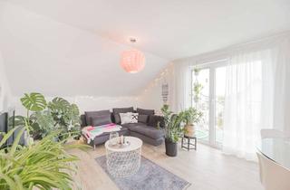 Wohnung mieten in Wörnsbergweg 21, 72766 Reutlingen, Stilvolle, modernisierte 2,5-Zimmer-DG-Wohnung mit Balkon und Einbauküche in Reutlingen