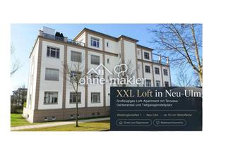 Loft kaufen in 89233 Neu-Ulm, XXL-Loft mit 134 m² Wohnfläche, Terrasse & 170 m² Privatgarten