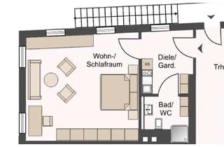 Wohnung mieten in Königsallee, 95448 Bayreuth, Attraktive Single 1-Zi.-Whg - Nähe Innenstadt