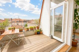 Loft kaufen in 80636 München, ELVIRA, Neuhausen/Nymphenburg - Traumhafte Loftwohnung mit wunderschöner Dachterrasse!