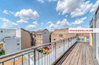 Penthouse kaufen in 10115 Berlin, IMMOBERLIN.DE - Lichtdurchflutete Wohnung mit ruhigen Terrassen in zentraler Lage