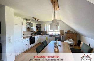 Wohnung mieten in 91245 Simmelsdorf, WOW!!! Sonnige 3-Zimmer-DG-Wohnung mit Balkon, EBK, Carport und Kfz-Stellplatz in Simmelsdorf-OT