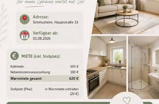 Wohnung mieten in Hauptstrasse 33, 75397 Simmozheim, Nette 2 - Zimmerwohnung