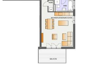 Wohnung mieten in 60437 Nieder-Eschbach, 4-Zimmer- Neubauwohnung mit Großen Balkon in Frankfurt Nieder-Eschbach