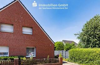 Doppelhaushälfte kaufen in 48159 Kinderhaus, Doppelhaushälfte mit großem Garten und attraktivem Erweiterungspotenzial!