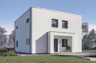 Haus kaufen in 01979 Lauchhammer, Modernes Flachdachhaus inkl. Grundstück – Exklusives Wohnen mit klarer Architektur
