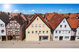Haus kaufen in 74405 Gaildorf, Fachwerkhaus mit Wohn- und Gewerbeeinheit – attraktive Kapitalanlage - Innenstadtlage