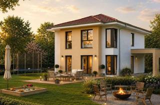 Villa kaufen in 04509 Schönwölkau, Nicht irgendein Haus. sondern Euer Zuhause - Stilvolle LivingHaus Stadtvilla