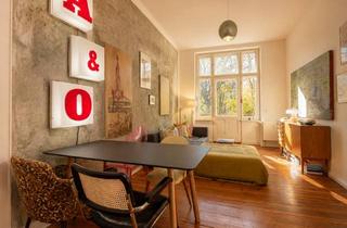 Immobilie mieten in Alt-Treptow, 12435 Berlin, Helle 2,5-Zimmer-Wohnung möbliert mit Balkon und Blick ins Grüne – Alt-Treptow