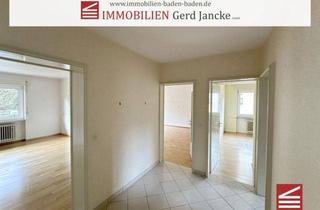 Wohnung kaufen in 76534 Baden-Baden, Baden-Baden, gut geschnittene Drei-Zimmer-Wohnung mit Balkon u. Carport