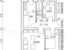 Wohnung mieten in 60489 Rödelheim, Sanierte Dreizimmerwohnung in Rödelheim