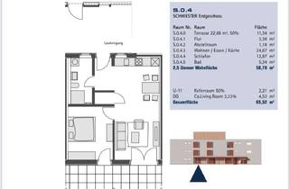 Wohnung mieten in Theodor-Hartmann-Straße, 74523 Schwäbisch Hall, 2,5-Zimmer-EG-Wohnung mit großer Sonnenterrasse & Garten in Schwäbisch Hall Hessental