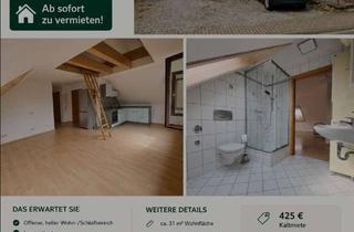 Wohnung mieten in Gartenstraße 33, 75196 Remchingen, Charmante 1-Zimmer-Dachgeschosswohnung in ruhiger Lage