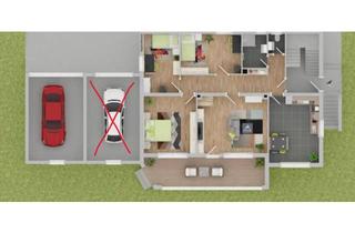 Immobilie mieten in 86695 Allmannshofen, 4-Zimmer-Erdgeschosswohnung mit großem Garten, Wintergarten, Kachelofen und Garage in Allmannshofen