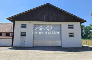 Gewerbeimmobilie mieten in Kleinvelden, 84149 Velden, Lagerhalle / Gewerbehalle mit 644m² und großem Rolltor an der B388