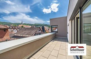 Penthouse kaufen in 74821 Mosbach, Exklusive Penthouse-Wohnung mit traumhaftem Blick über die Mosbacher Altstadt