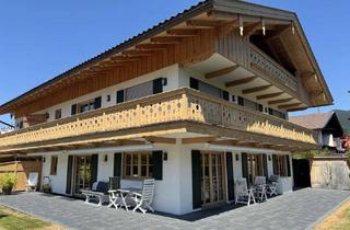 Wohnung kaufen in 83708 Kreuth, 3-Zimmer Gartenwohnung der Extraklasse, mit Blick zum Ring- und Wallberg