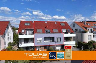 Wohnung kaufen in 71732 Tamm, Hausgefühl ohne Hauspflichten: Klimatisierte Maisonette mit Balkon, Dachterrasse & 2 TG-Stellplätzen