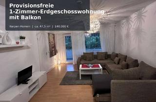 Wohnung kaufen in 50169 Kerpen, Provisionsfreie Erdgeschosswohnung mit Balkon und Keller in Kerpen-Horrem