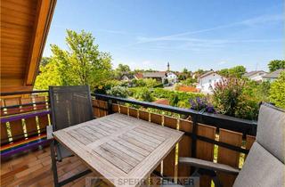 Wohnung kaufen in 85465 Langenpreising, Langenpreising: charmante 3-Zimmer DG-Whg. mit Balkon und zugehörigem herrlichem Garten