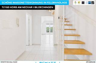Wohnung kaufen in 72160 Horb, Schöne 3-Zimmer Maisonettewohnung in Feldrandlage